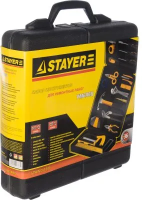 STAYER 36 шт., набор инструментов для ремонтных работ 22055-H36 Standard