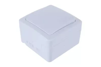 Одноклавишный выключатель IEK Гермес PLUS ВС20-1-0-ГПБ наружный IP54 829428