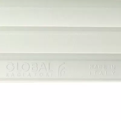 Global ISEO 500 14 секций радиатор алюминиевый боковое подключение (белый RAL 9010)