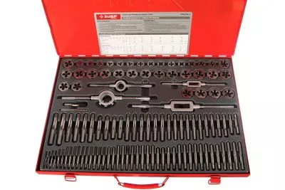 ЗУБР 110 предметов, 9ХС, набор метчиков и плашек 28119-H110_z01