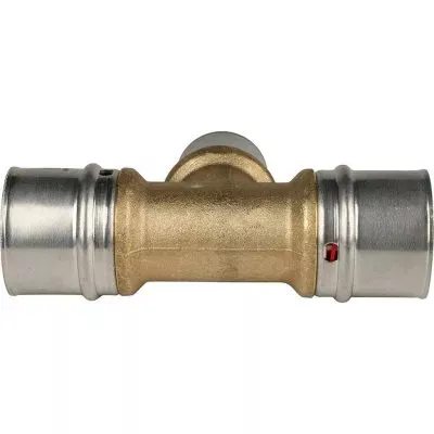 SFP-0005-322632 STOUT Тройник переходной 32х26х32 для металлопластиковых труб прессовой