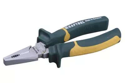 KRAFTOOL 200 мм, Cr-Mo, плоскогубцы хромированные2202-1-20_z01