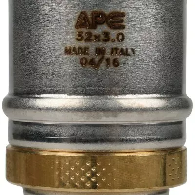 SFP-0004-003226 STOUT Муфта соединительная переходная 32х26 для металлопластиковых труб прессовой