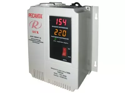 Стабилизатор напряжения Ресанта АСН 1000 Н/1-Ц Lux