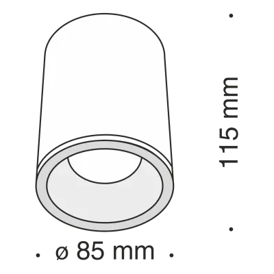 Потолочный светильник Technical C029CL-01B