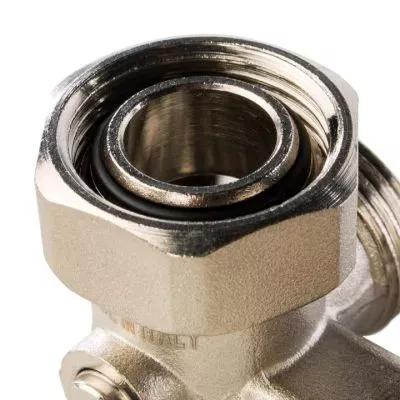 SVH-0004-000020 STOUT Узел нижнего подключения радиатора для двухтрубной системы, угловой 3/4''