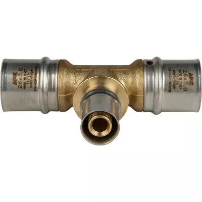 SFP-0005-261626 STOUT Тройник переходной 26х16х26 для металлопластиковых труб прессовой