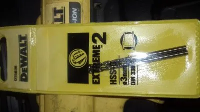 Сверло для металла DeWALT 3х61х33мм 2шт Extreme2 DT 5038