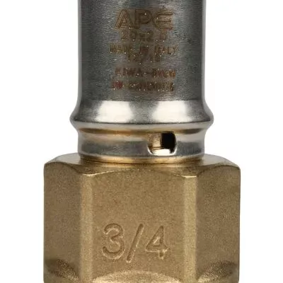 SFP-0002-003420 STOUT Переходник с внутренней резьбой 3/4"х20 для металлопластиковых труб прессовой