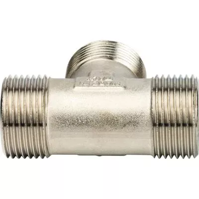 SFT-0018-000111 STOUT Тройник НН никелированный 1"X1"X1"