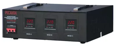 Трехфазный стабилизатор напряжения Ресанта АСН 4500/3