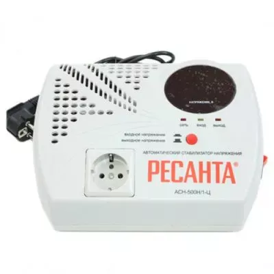 Стабилизатор напряжения Ресанта АСН 500 Н/1-Ц