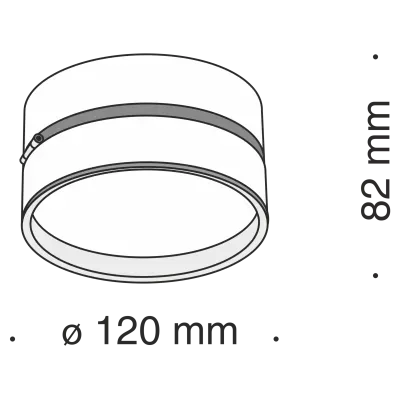 Потолочный светильник Technical C024CL-L18W4K