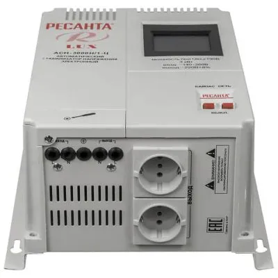 Стабилизатор напряжения Ресанта АСН 3000 Н/1-Ц Lux