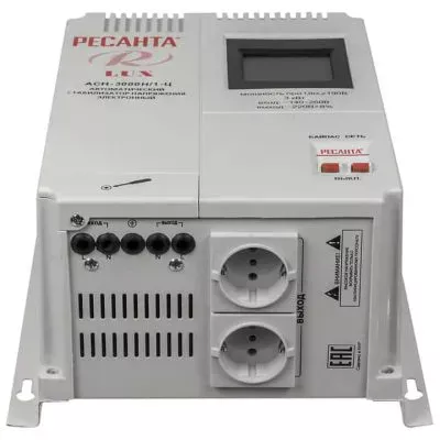 Стабилизатор напряжения Ресанта АСН 3000 Н/1-Ц Lux
