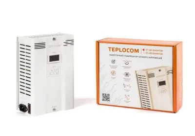 Стабилизатор напряжения однофазный Teplocom ST-400 INVERTOR