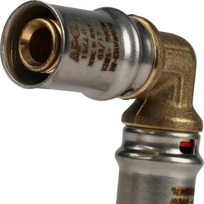 SFP-0009-001616 STOUT Угольник  90° 16х16 для металлопластиковых труб прессовой