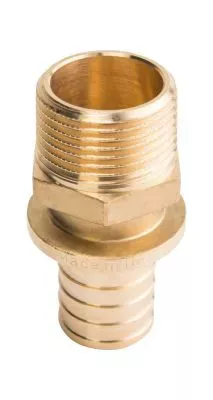 SFA-0001-002012 STOUT Переходник с наружной резьбой 20xR 1/2" для труб из сшитого полиэтилена аксиальный