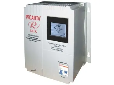 Стабилизатор напряжения Ресанта АСН 10000 Н/1-Ц Lux