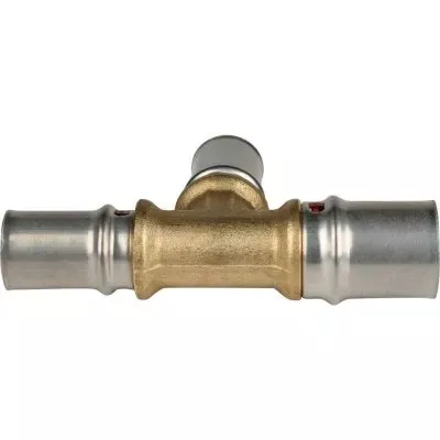 SFP-0005-201616 STOUT Тройник переходной 20х16х16 для металлопластиковых труб прессовой