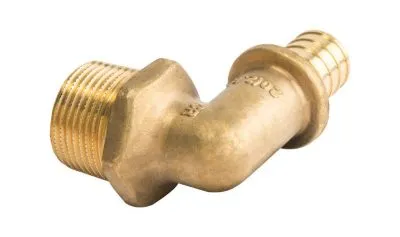 SFA-0005-002534 STOUT Угольник-переходник с наружной резьбой 25xR 3/4" для труб из сшитого полиэтилена аксиальный