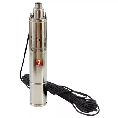 Скважинный насос DWS-4-100, винтовой, диаметр 4", 800 Вт, 1700 л/ч, напор 100 м Denzel