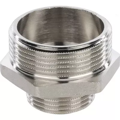 SFT-0004-001121 STOUT Ниппель НН переходной никелированный 1"1/2X1
