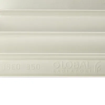 Global ISEO 350 10 секций радиатор алюминиевый боковое подключение (белый RAL 9010)