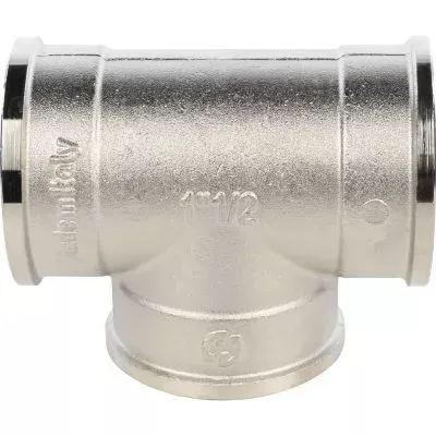 SFT-0020-000112 STOUT Тройник ВВ никелированный 1"1/2