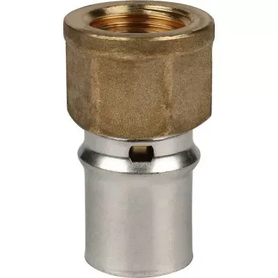 SFP-0002-001220 STOUT Переходник с внутренней резьбой 1/2"х20 для металлопластиковых труб прессовой