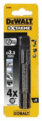 Сверло по металлу 2 шт. COBALT 5% (3.3х65х36 мм) Dewalt DT4960