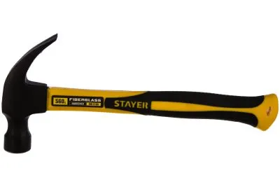 STAYER 560 г, молоток-гвоздодер кованый Fiberglass 2026-560_z01