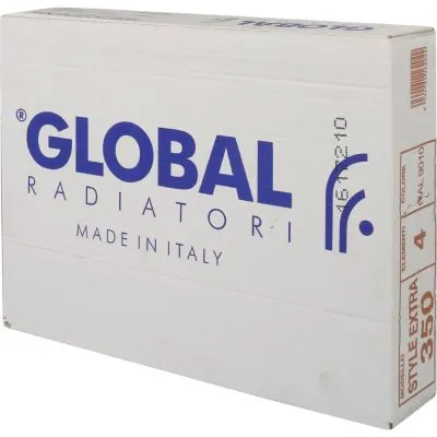 Global STYLE PLUS 350 4 секции радиатор биметаллический боковое подключение (белый RAL 9010)