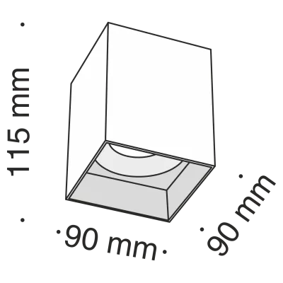 Потолочный светильник Technical C015CL-01B