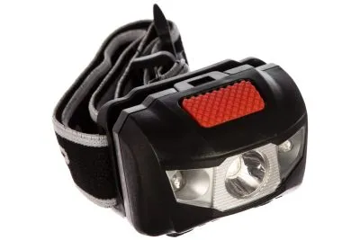 ЗУБР 1 Вт, налобный, 3хAAA, 1 Вт, фонарь налобный 56436