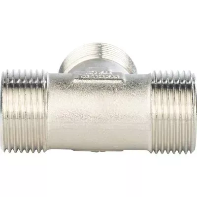 SFT-0018-121212 STOUT Тройник НН никелированный 1/2X1/2X1/2
