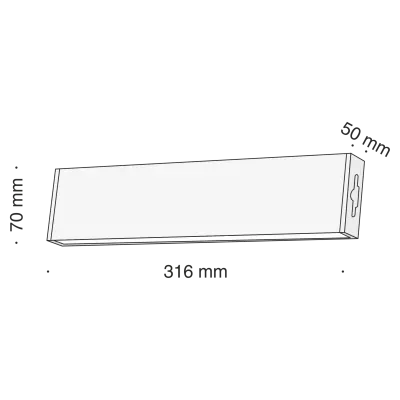 Бра Technical C937-WL-01-12W-N