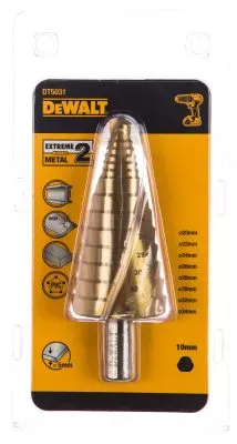 Сверло ступенчатое EXTREME IMPACT, 20-34 мм DEWALT DT5031