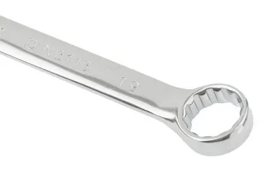 Ключ комбинированный, 19 мм, CrV, полированный хром Matrix