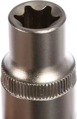 ЗУБР 1/2", E14, Cr-V сталь, хромированная, торцовая головка 27719-14