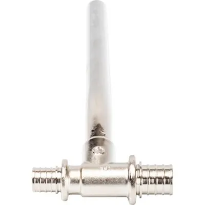 SFA-0026-202516 STOUT Трубка для подкл-я радиатора, Т-образная 20/15/16 для труб из сшитого полиэтилена аксиальный