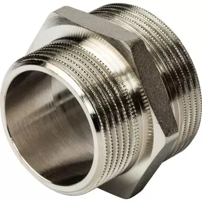 SFT-0004-112114 STOUT Ниппель НН переходной никелированный 1"1/2X1"1/4