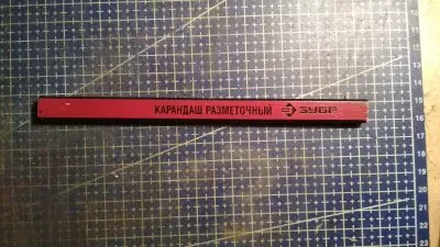 ЗУБР 180 мм, 2M, карандаш разметочный графитный 4-06305-18