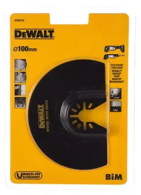 Насадка для многофункционального инструмента (100 мм) DeWALT DT 20710
