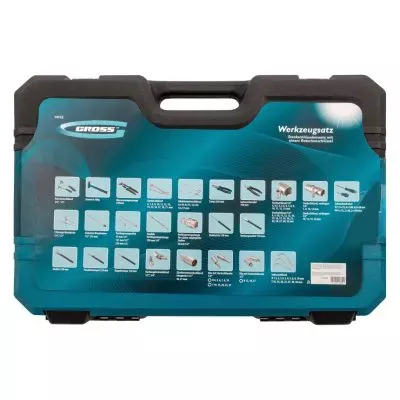 Набор инструментов 115 предметов, 120 зубьев, CrV, 1/4", 1/2" Gross