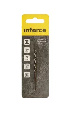 Inforce сверло по металлу HSS-Co 3,5x70мм 11-01-430