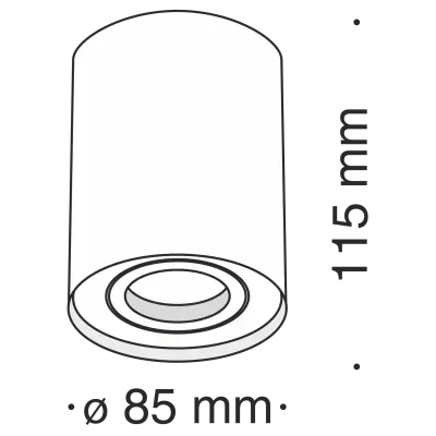 Потолочный светильник Technical C016CL-01S