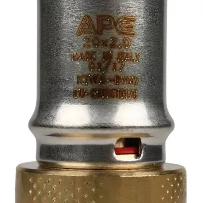 SFP-0004-002620 STOUT Муфта соединительная переходная 26х20 для металлопластиковых труб прессовой