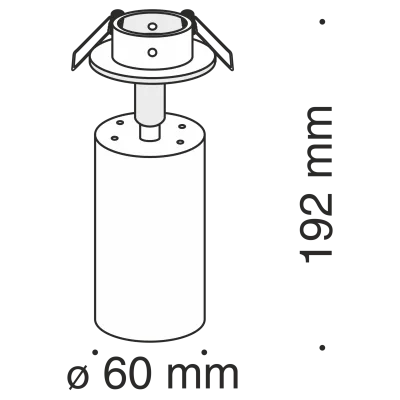 Потолочный светильник Technical C018CL-01B