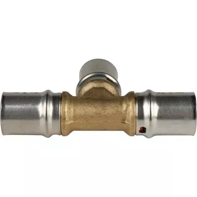 SFP-0006-202020 STOUT Тройник равнопроходный 20х20х20 для металлопластиковых труб прессовой
